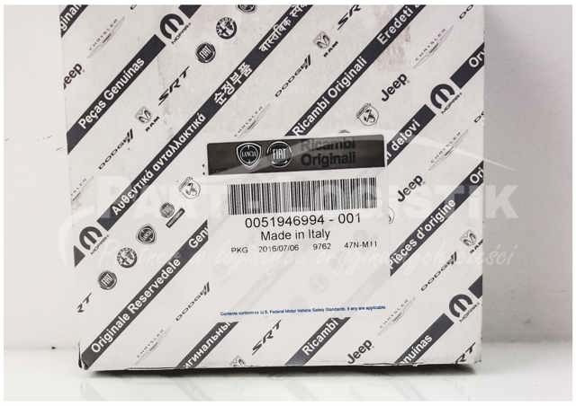 Emblema de tampa de porta-malas (emblema de firma) para Fiat Fiorino Qubo 225