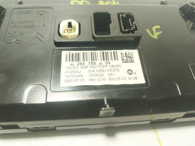 9836623980 Peugeot/Citroen Mostrador multifuncional
