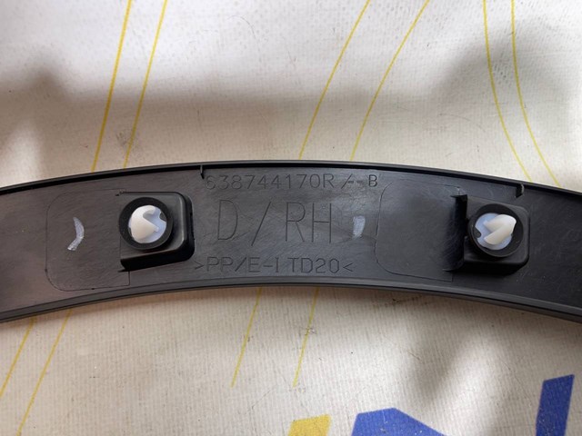 Expansor (placa sobreposta) de arco do pára-lama dianteiro direito 638744170R Renault (RVI)