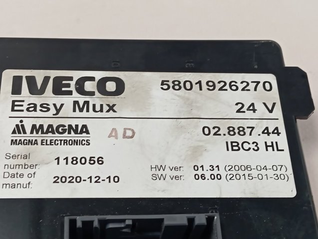 5801926270 Iveco Módulo de direção de motor de limpador pára-brisas