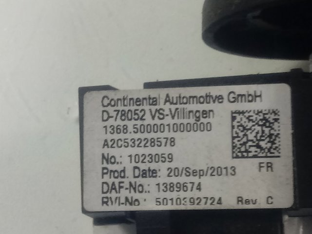 Joystick multifuncional de controlo 1389674 DAF