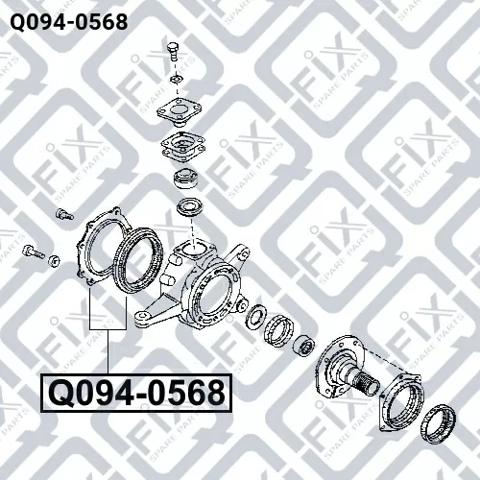 Compre Q0940568 Q-fix Bucim de extremidade do eixo dianteiro