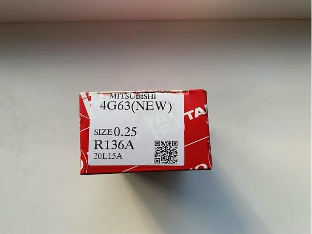 R136A025 Taiho Folhas inseridas de cambota de biela, kit, 1ª reparação ( + 0,25)