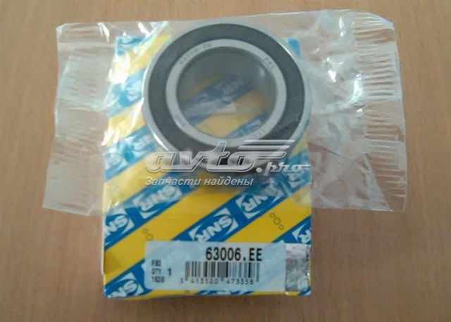 Rolamento suspenso do semieixo dianteiro SNR 63006EE preço, a partir de 30,72 USD