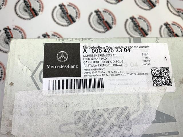 Compre A0004203304 Mercedes Sapatas do freio traseiras de disco