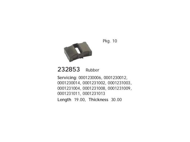 Kit de reparação do motor de arranco Cargo 232853