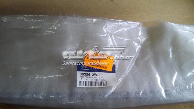 863562W000 Hyundai/Kia Moldura de grelha do radiador inferior