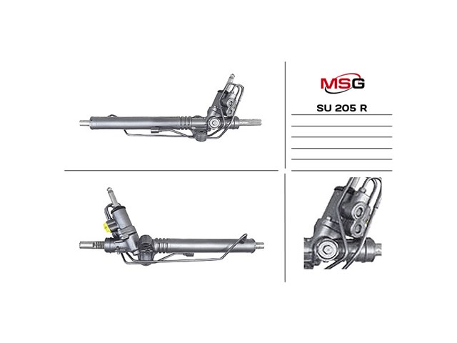 Cremalheira da direção MSG Rebuilding SU205R