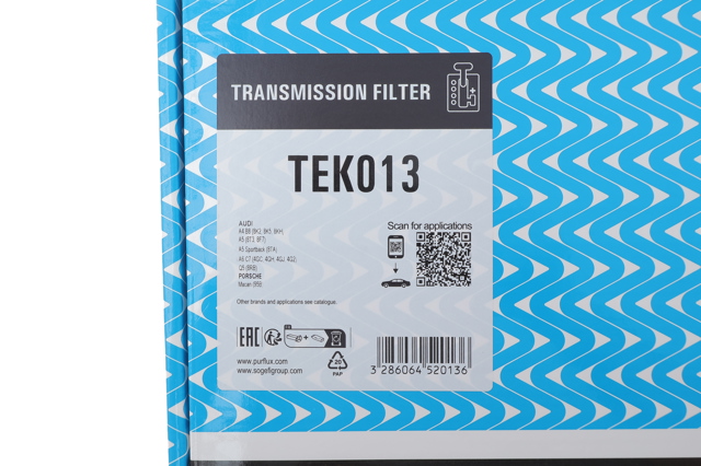 Filtro da Caixa Automática de Mudança Purflux TEK013 preço, a partir de 23,82 USD
