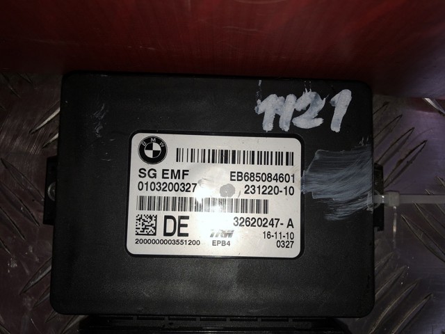 Compre 23122010 BMW Unidade de controlo (módulo) do freio de estacionamento eletromecânico