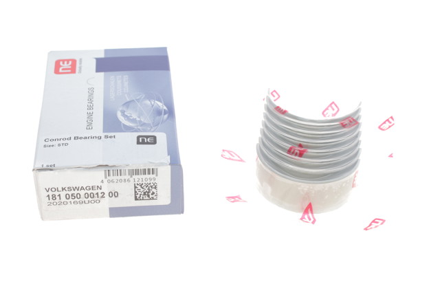 Folhas inseridas de cambota de biela, kit, padrão (STD) 181050001200 NE/NPR