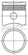 Pistão do kit para 1 cilindro, STD 8745000000 Nural
