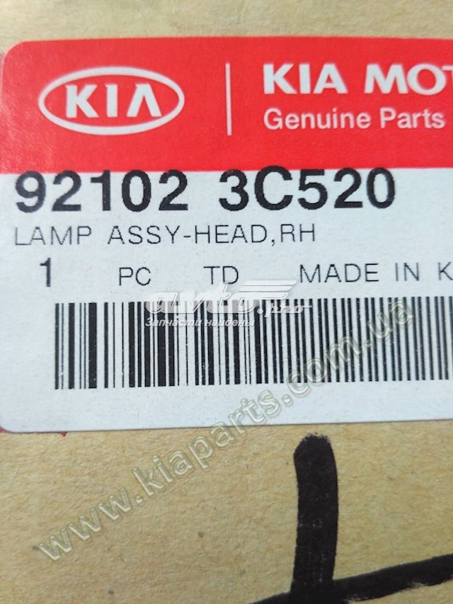 Luz direita KIA Magentis I GD