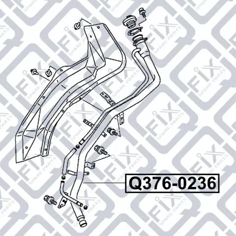 Gargalo de enchimento do tanque de combustível Q-fix Q3760236