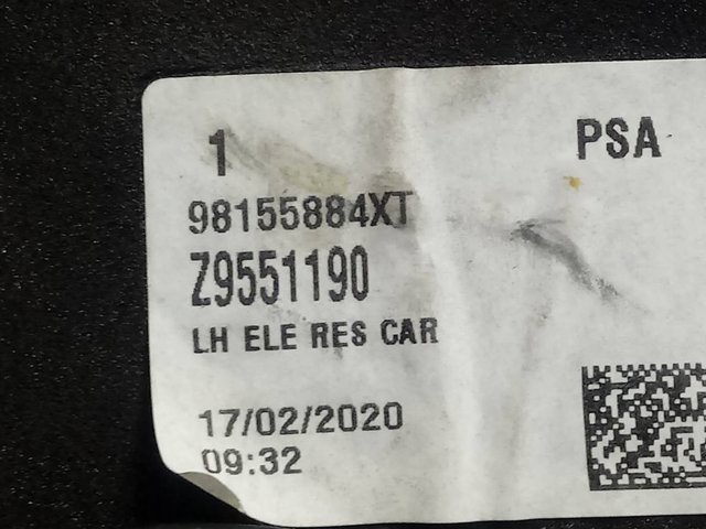 Compre 98155884XT Peugeot/Citroen Espelho de retrovisão esquerdo