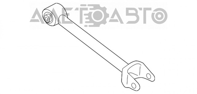 Braço oscilante transversal esquerdo de suspensão traseira Mazda KB7W28550