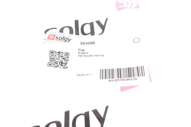 304095 Solgy Tampão de orifício para o macaco (tampão de acesso)