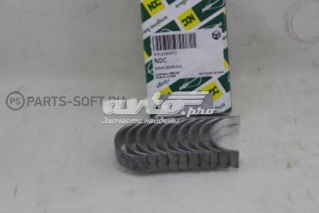 Folhas inseridas principais de cambota, kit, padrão (STD) Kolbenschmidt MS1224ASTD