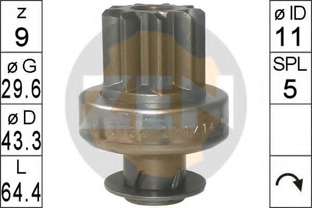 Compre ZN1734 ZEN Roda-livre do motor de arranco