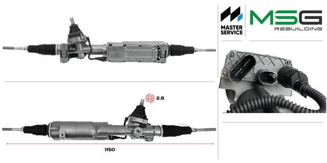 AU402NL00RT MSG Rebuilding Cremalheira da direção
