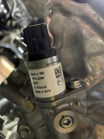 PYFA12360 Mazda Válvula eletromagnética de posição (de fases) da árvore distribuidora