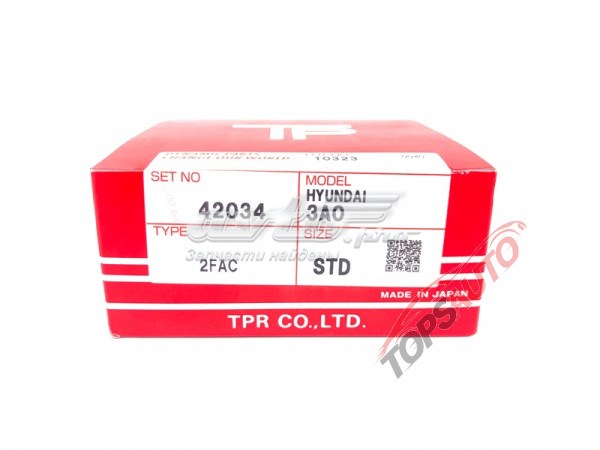 Kit de anéis de pistão de motor, STD. 42034STD TPR