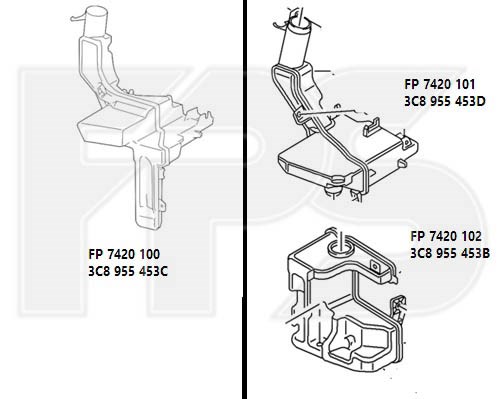 Tanque de fluido para lavador de vidro FPS FP7420101 preço, a partir de 52,44 USD