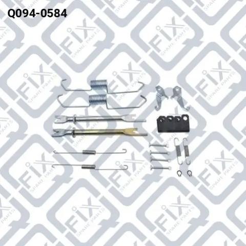 Q0940584 Q-fix Mecanismo de aproximação (de auto-aproximação) das sapatas de tambor (kit de reparação levadiça)