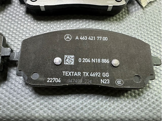 Sapatas do freio dianteiras de disco Mercedes A0004203905 preço, a partir de 194,48 USD