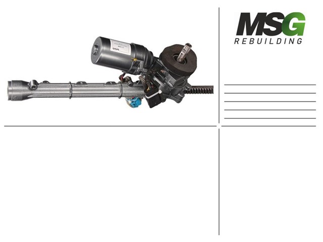 CI405NLF0R MSG Rebuilding Cremalheira da direção
