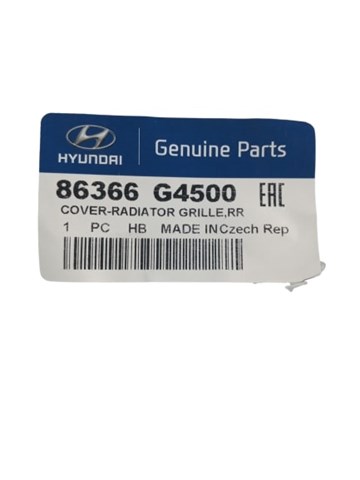 Grelha do radiador Hyundai/Kia 86366G4500 preço, a partir de 106,39 USD