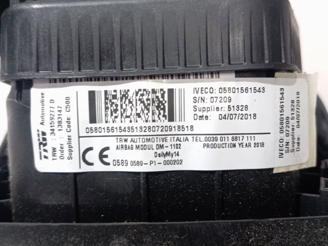 Cinto de segurança (AIRBAG) de condutor Iveco 5801561543 preço, a partir de 199,20 USD
