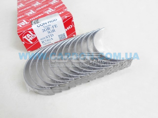 Folhas inseridas de cambota de biela, kit, padrão (STD) R740ASTD Taiho