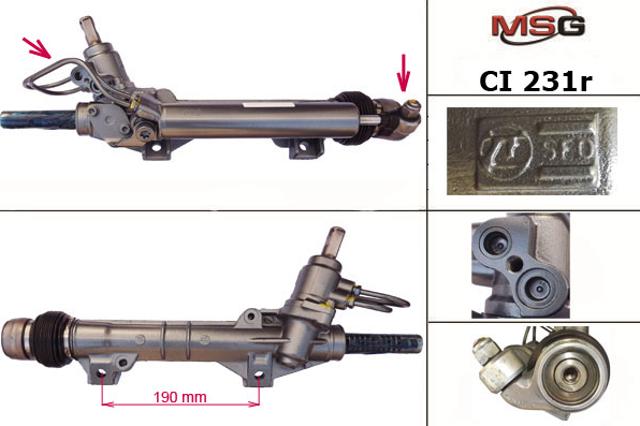 CI231R MSG Rebuilding Cremalheira da direção