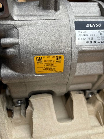 Compressor de aparelho de ar condicionado General Motors 90457635 preço, a partir de 62,79 USD