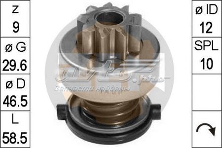 Roda-livre do motor de arranco ZN1486 ZEN