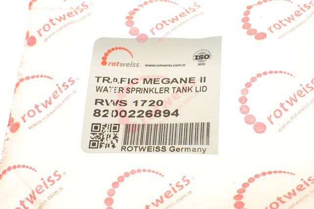 Tampa de tanque de fluido para lavador Rotweiss RWS1720