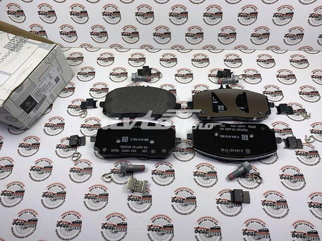 Compre A0004203905 Mercedes Sapatas do freio dianteiras de disco