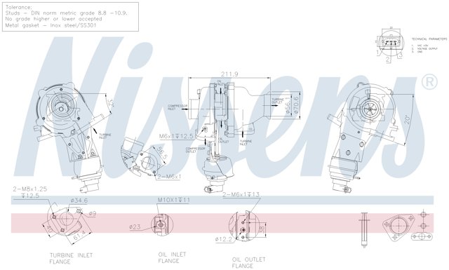 Turbina 55239695 Fiat/Alfa/Lancia