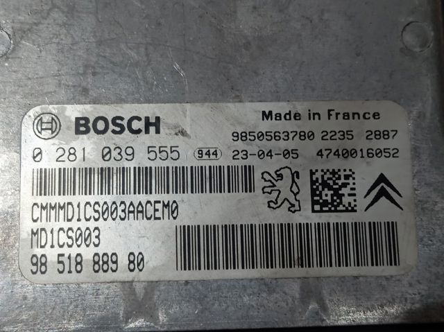 Módulo de direção (Centralina eletrônica) de motor Citroen Berlingo  K9