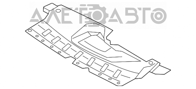 Compre 622405NA0A Nissan/Infiniti Placa sobreposta superior do painel dianteiro (de suporte do radiador)