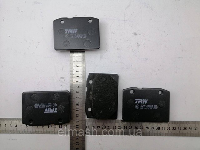 Sapatas do freio dianteiras de disco TRW GDB140M