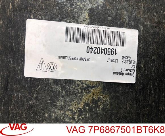 Revestimento do teto para Volkswagen Touareg II 7P5, 7P6