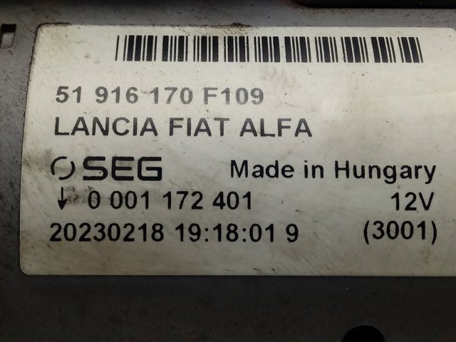 Compre 51916170F109 Fiat/Alfa/Lancia 