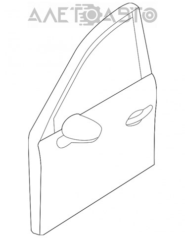 Porta dianteira esquerda Mazda KDY35902XK