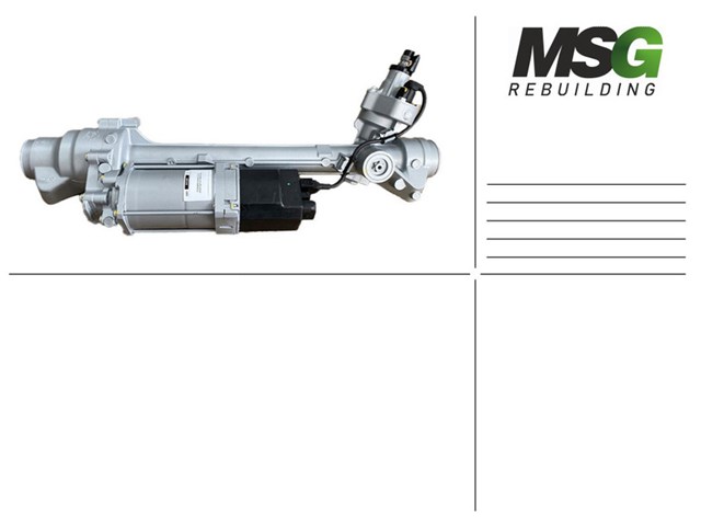 BW408NLA0R MSG Rebuilding Cremalheira da direção