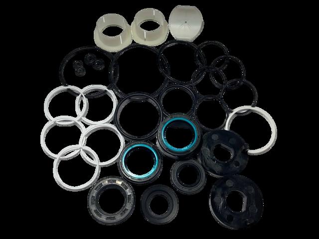 Kit de reparação da cremalheira da direção (do mecanismo), (kit de vedantes) para Volkswagen Transporter T5 7HB, 7HJ, 7EB, 7EJ