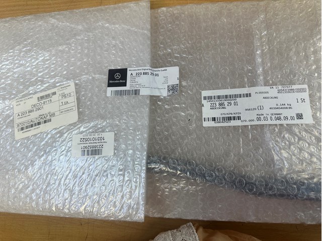Moldura esquerda do pára-choque dianteiro Mercedes A2238852901 preço, a partir de 130,38 USD