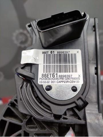 Pedal de gás (de acelerador) 9836042080 Peugeot/Citroen