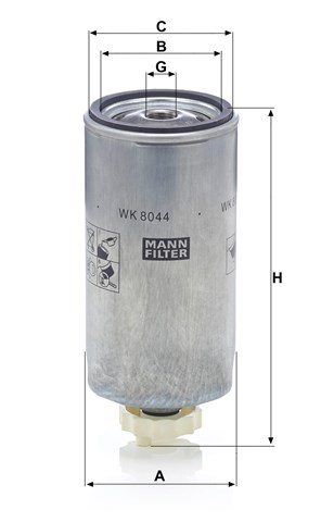Compre WK8044X Mann-Filter Filtro de combustível